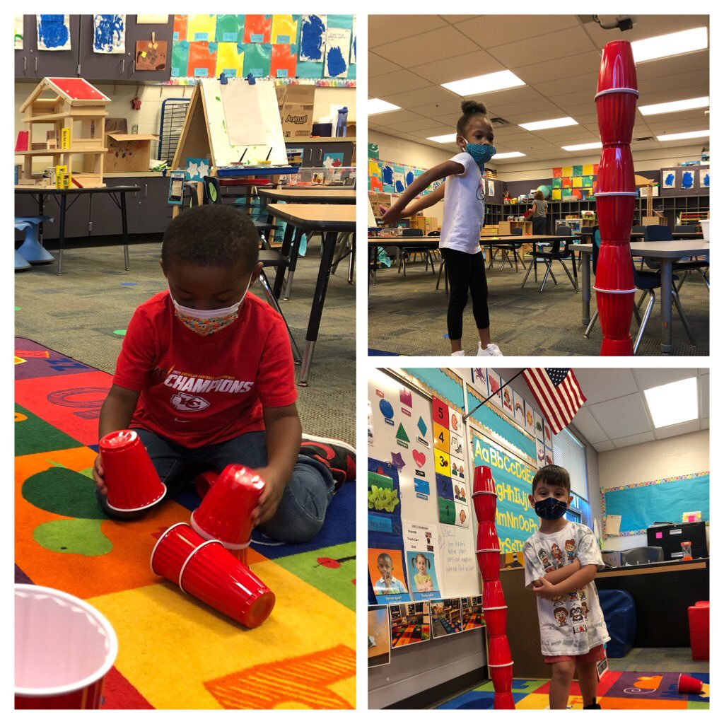 Budding construction engineers! <a href="/roepanther/">Roesland Elementary</a> <a href="/theSMSD/">SM School District</a> <a href="/MissLauraPreK/">Laura Newcomb</a> <a href="/la_neal/">Leigh Anne Neal</a> #prekalltheway #STEAM