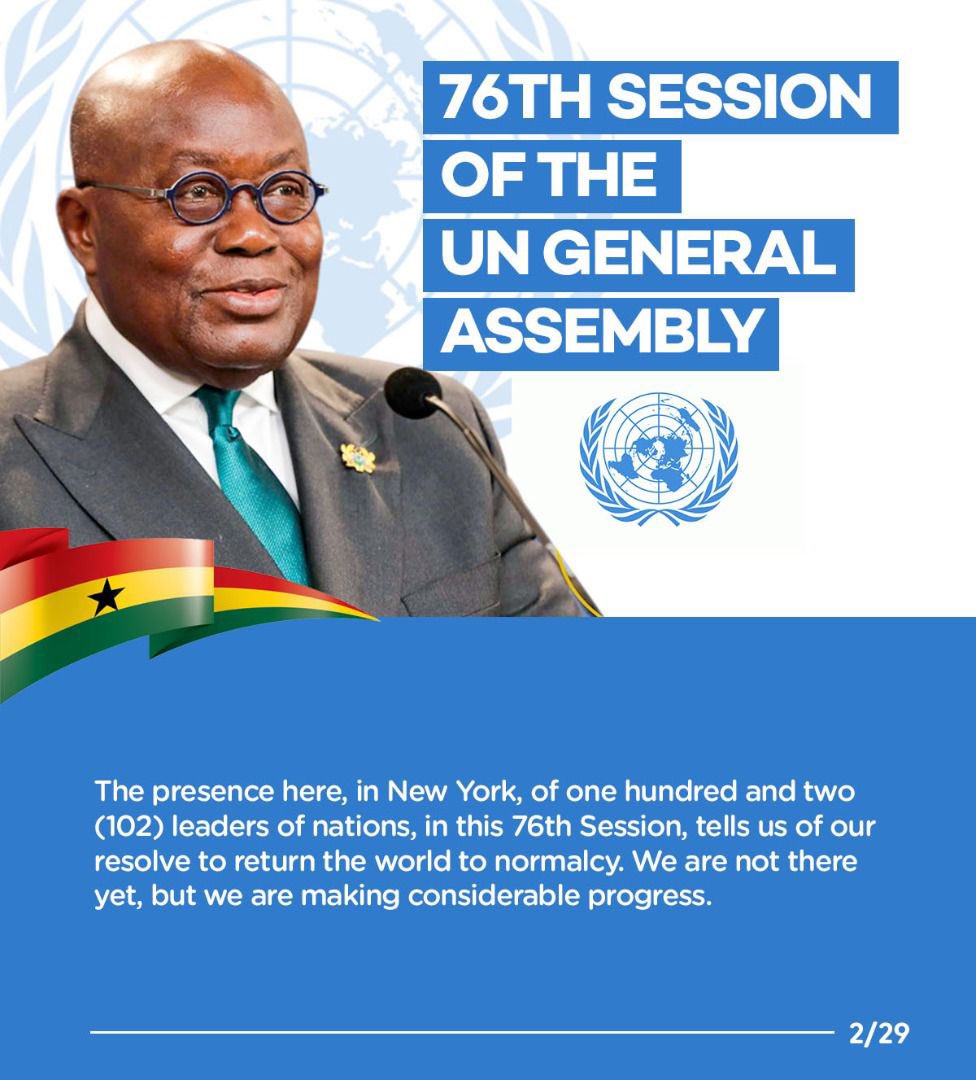 NPP4All's tweet photo. #PresidentAkufoAddoSpeaks
#76thGeneralAssembly
@PantherLordGh https://t.co/WLQVQTwaGU