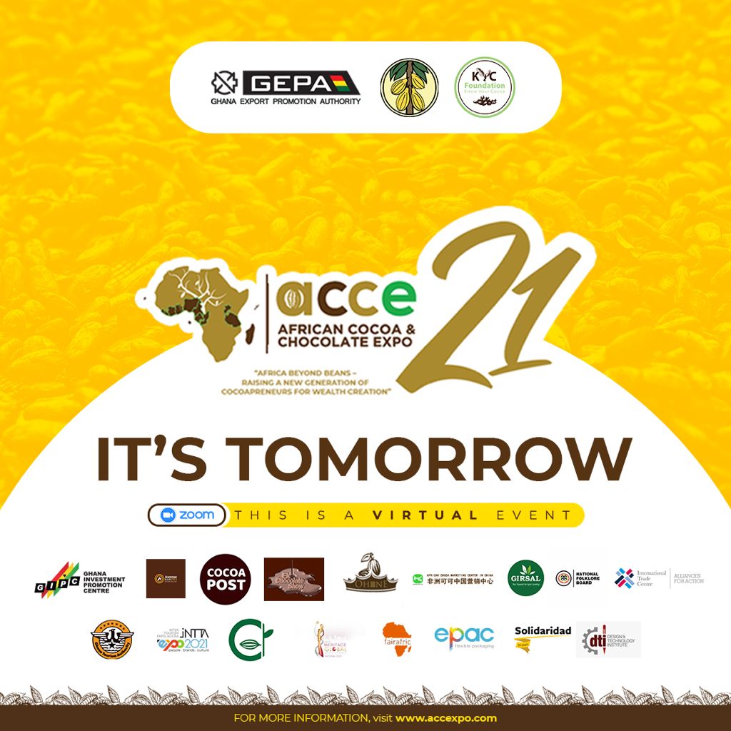 Export Ghana, Export More !

#NEDS #AfCFTA #ExportGhanaExportMore #cocoa #cocoapowder #cocobutter #cocoaderivatives #accexpo2021