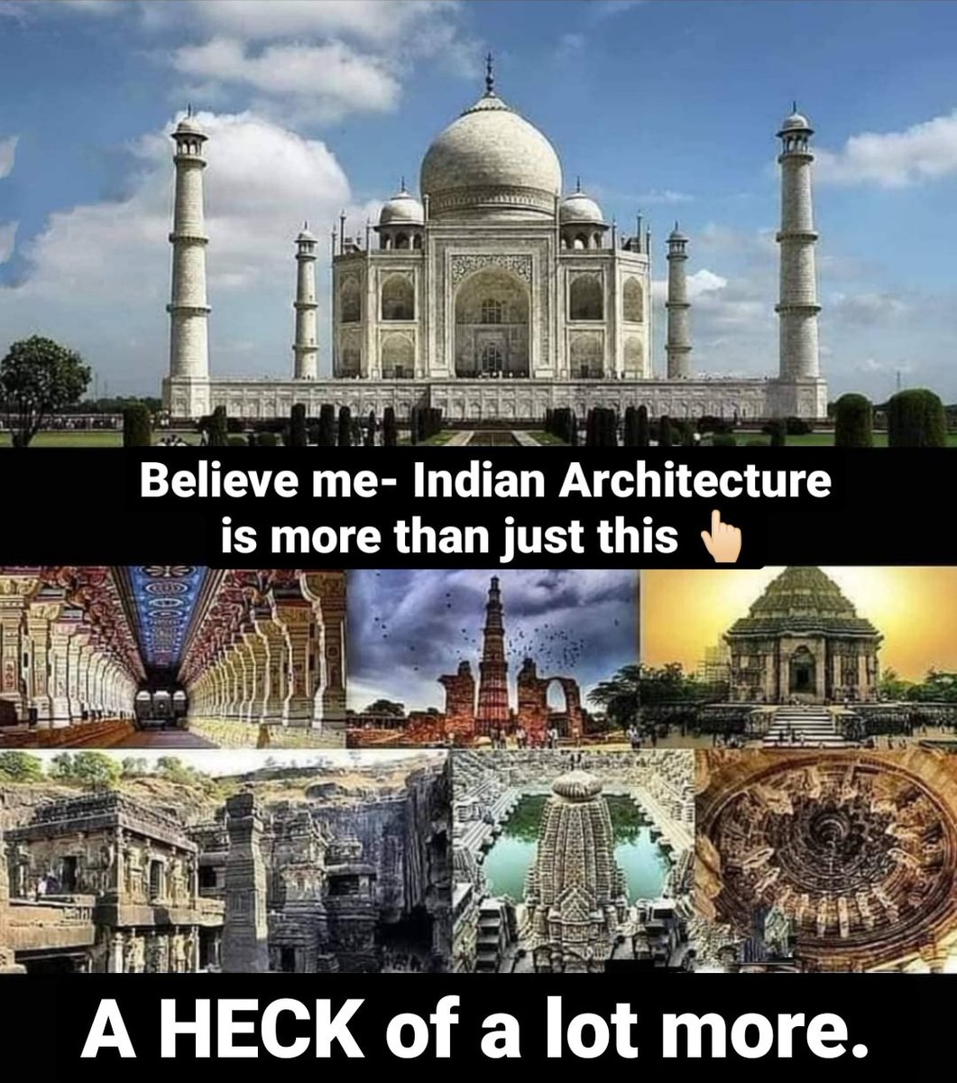 Did someone say there were just Seven Wonders of the World.
Le India: Hold my Kheer! 
🙏🏻❤️🙏🏻