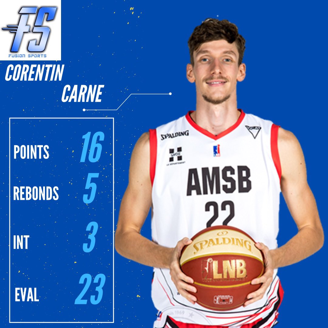 🏀Corentin Carne🏀 

@AMSB73 se qualifie pour le prochain tour de coupe de France au dépend de Avignon/LePontet  !! <a href="/CoCoCrn/">Corentin Carne</a> realise la meilleure évaluation du match !!!! 

#FusionSports #ffbb #coupedefrance #basketball🏀