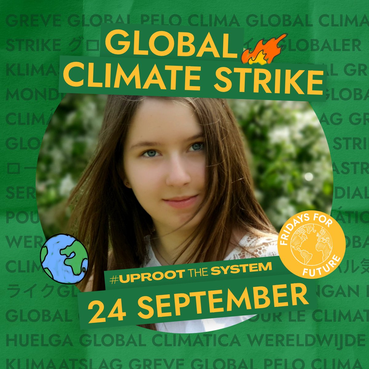 We need a lot more climate activists. September 24th is a perfect time to become one. Join us on the global strike this Friday. Let's call for world leaders to #UprootTheSystem‼️
#FridaysForFuture #AnotherWorldIsNecessary #SistemiKöktenDeğiştir #İklimGrevi2021 #İklimİçinBirlikte