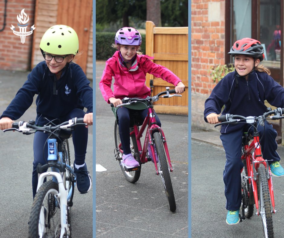 AdcoteSchool's tweet photo. Our Year 5 &amp; 6 pupils embraced their #bikeability lessons this week, showing great #confidence #resilience and #achievement It's so important for our pupils to gain practical skills and understanding of how to cycle safely on today's roads. 
#BikeabilityUK #CLEARLearning https://t.co/REhTDB0Itw