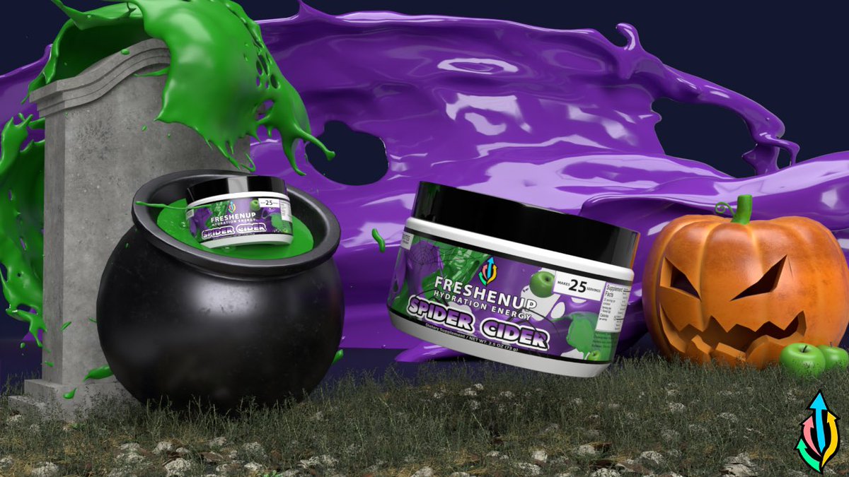 DrinkFreshenUp's tweet image. 🚨NEW FLAVOR: SPIDER CIDER🕷🚨

Our newest “Sour Green Apple” flavor!

Launching October 1st, 2021!
🎃Happy Halloween!🎃

#DrinkFreshenUp🍓 #halloween2021