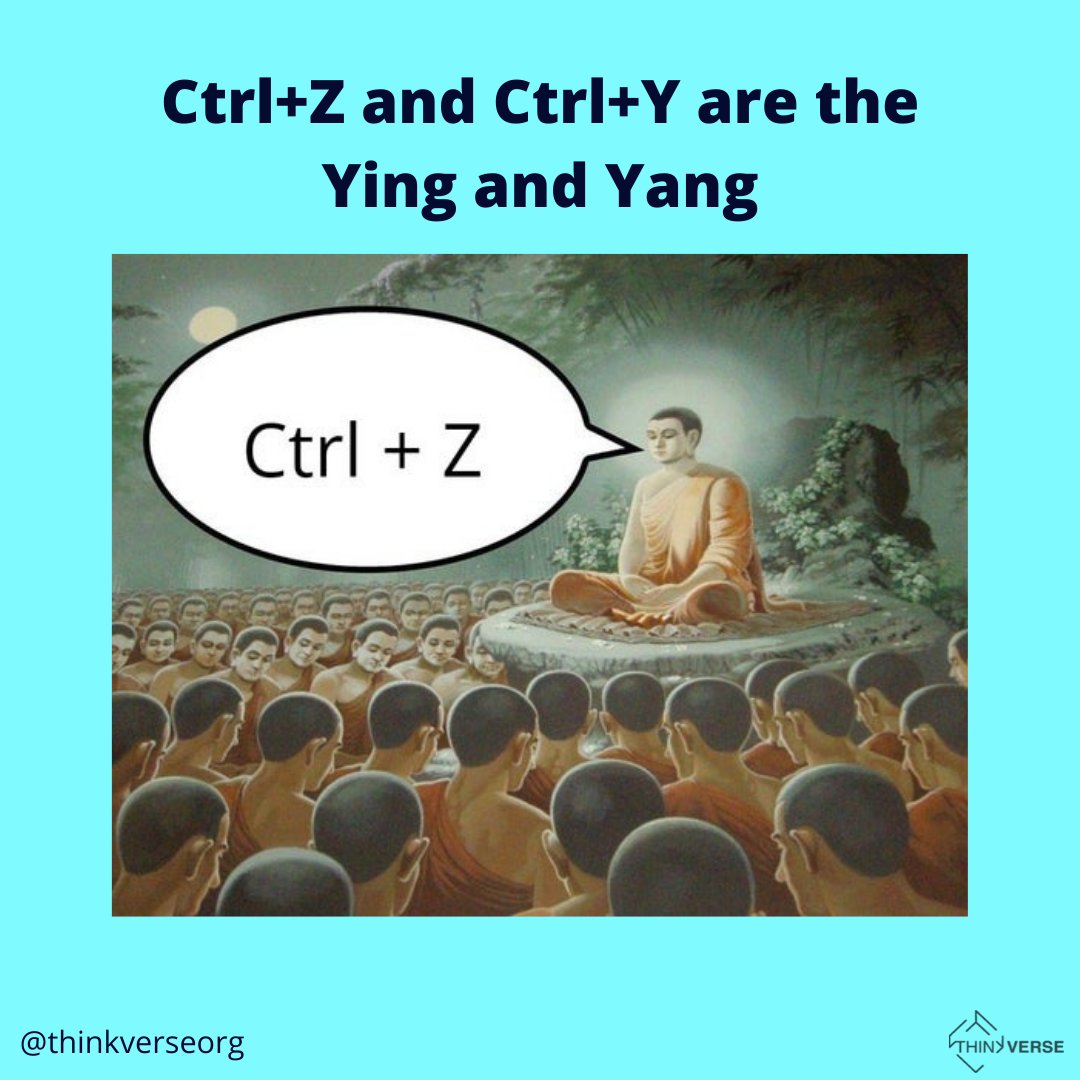 thinkverseorg's tweet photo. Share if you agree.
-
#CtrlZ #CtrlY #undoredo https://t.co/TwfzImGq4q