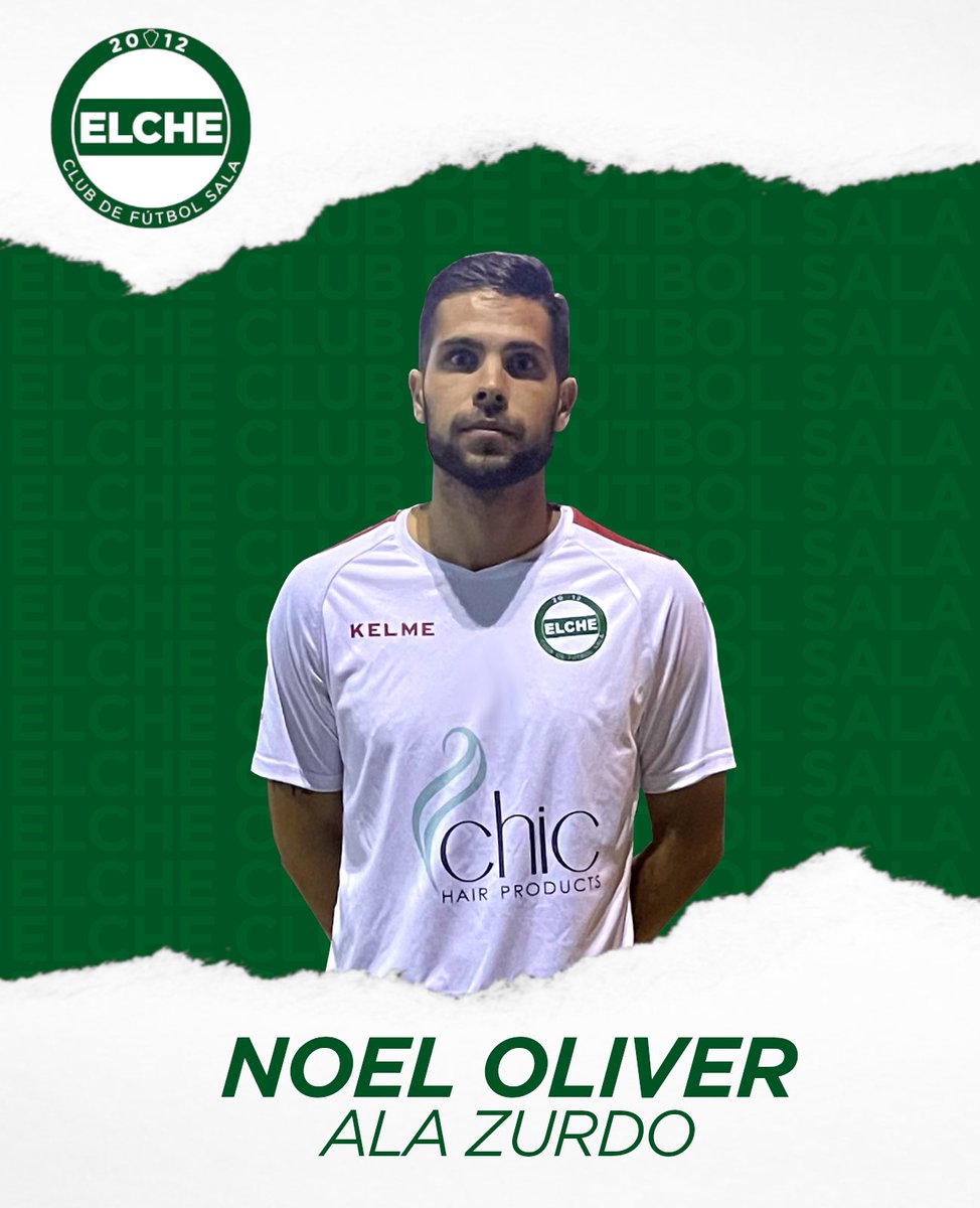✍️ 𝐎𝐟𝐢𝐜𝐢𝐚𝐥 | <a href="/NoelOliver18/">Noel Oliver</a> 

Sexta temporada en el #ElcheCFSala. La zurda de la #CanteraECFSala asciende al Primer Equipo.

#UnFuturoPorConquistar 💚