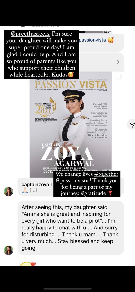 ZoyaCaptain's tweet photo. Life is not I and ME,Life is The power of “WE”,how we leave footprints on the sands of time.We all have the power to change #futureofworld @PassionVista
Kudos to these Parents making efforts to give their daughter “wings of her dreams” #womenempowerment #STEMeducation @UN_Women https://t.co/yFA8lsv8qB