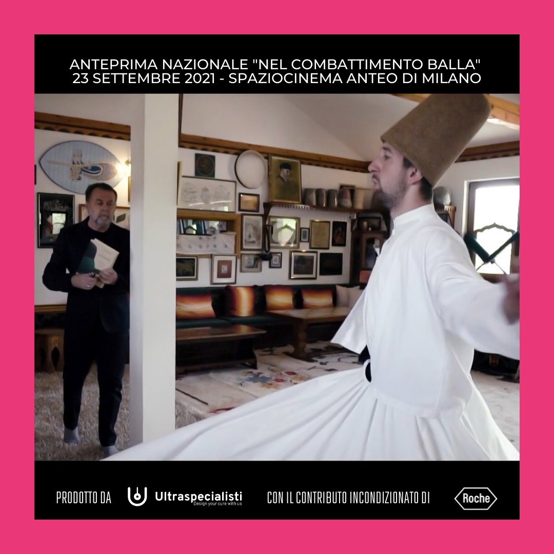 Domani, presso lo <a href="/spaziocinema_/">spazioCinema</a> Anteo di Milano, si terrà l'anteprima nazionale de "Nel combattimento balla", di <a href="/SGegic/">Semsudin Gegic</a>. La prima produzione Ultraspecialisti, realizzata con il contributo incondizionato di <a href="/RocheItalia/">Roche Italia</a>. Tra le location del film anche l’IRCCS <a href="/SanRaffaeleMI/">Ospedale San Raffaele</a>.
