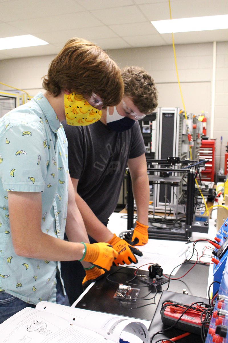 This week <a href="/AttendKCTech/">KC Tech Academy</a> at NCC students have been learning electrical principles with AC/DC trainers! #NCCRocks