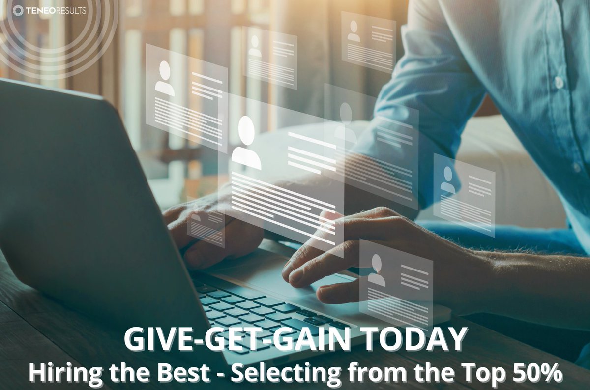 Last chance to register for today's complimentary Give-Get-Gain session: "Hiring the Best - Selecting from the Top 50%"

This 1-hour session for Sales Leaders, by Sales Leaders will teach you a simple 5-step process that takes guessing out of hiring!
Join: lnkd.in/ewjtT3DN