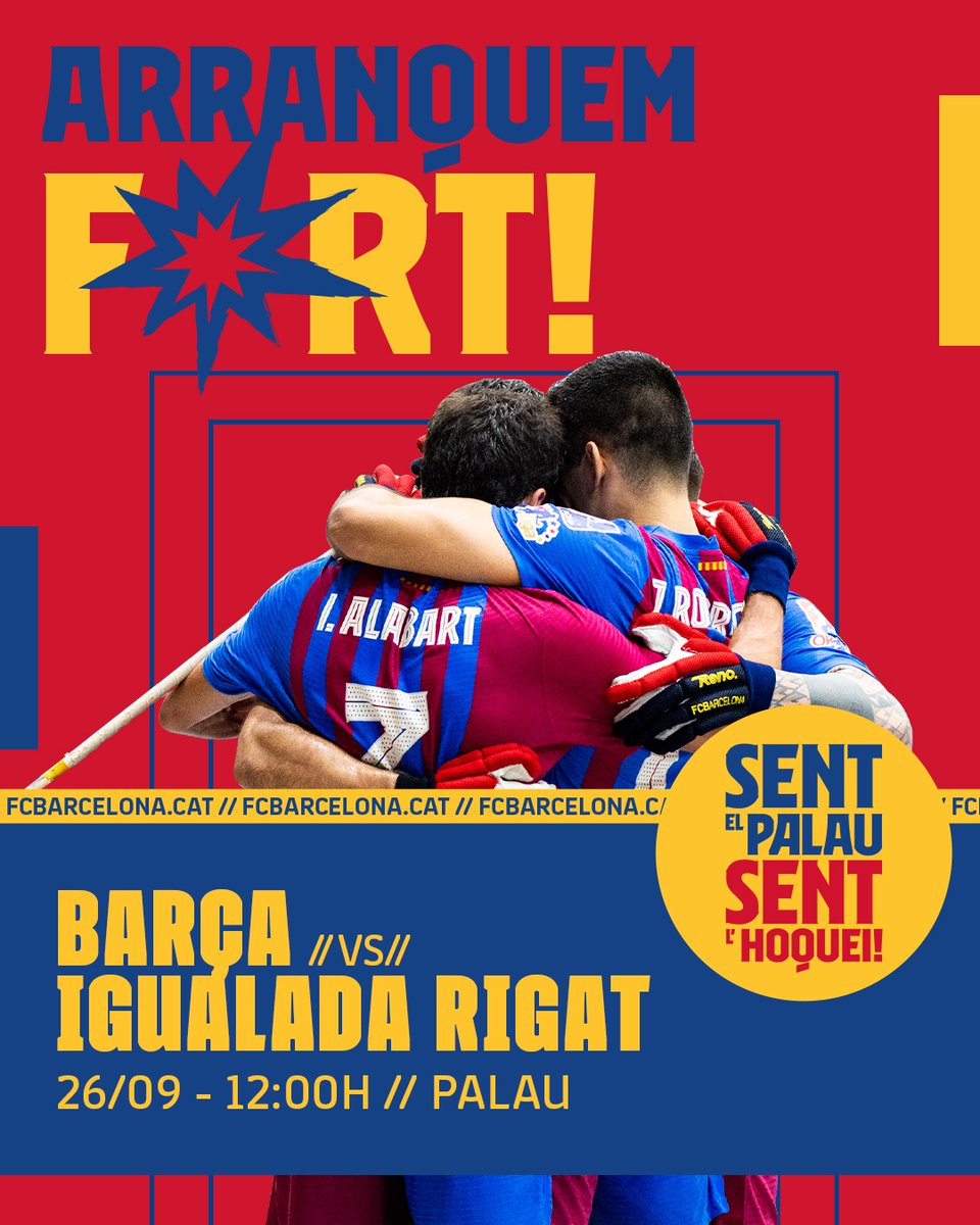 💥 Amb ganes de diumenge… Torna l’ #OKLLIGA al Palau! 

🎟👉 barca.link/SSbz30rUJyL

💙❤️