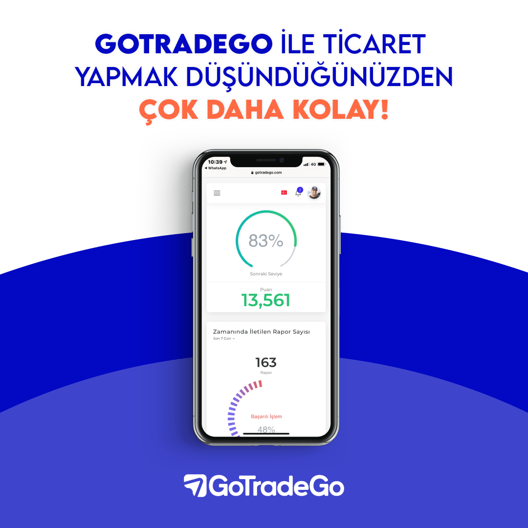 GoTradeGo dış #ticaret uzmanları ile birlikte yeni nesil ticareti ve ticaretin en kolay halini siz de deneyimleyin!

#Trade #İhracat #İthalat #DışTicaret #GoTradeGo