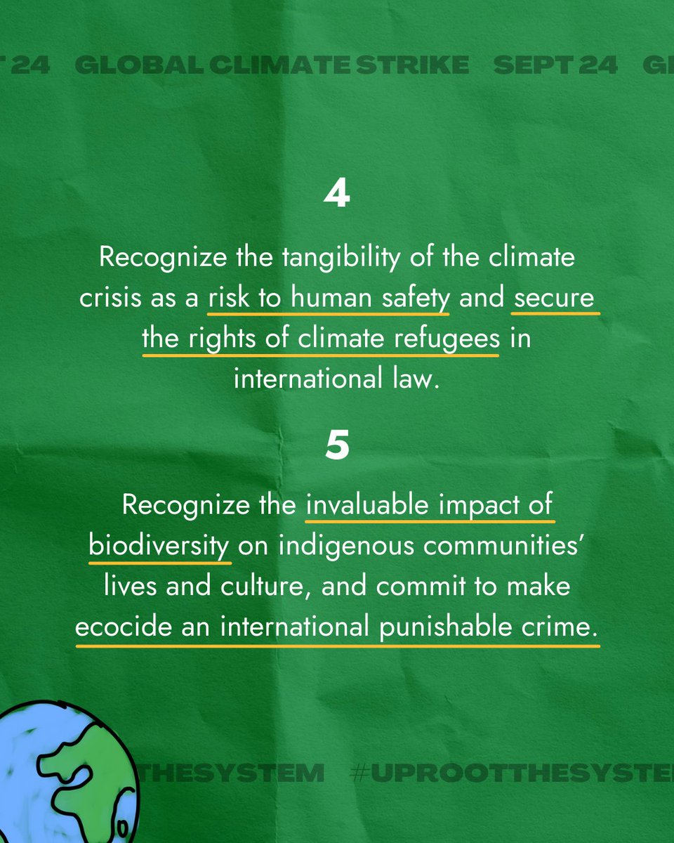 SACAN____'s tweet photo. The youth are demanding #ClimateAction now and a #SystemsChangeNotClimateChange
#UprootTheSystem https://t.co/iwQG5wrBdH