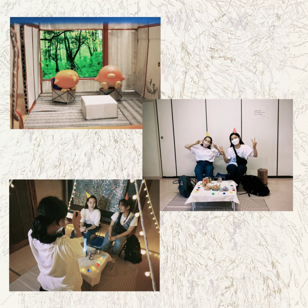 【birthday】off shot

晴夏と理紗のバースデーキャンプ🏕
わっちがrusuの模型を作ってくれて、当初は人形を身代わりに場当たりしていました🧸
似てるかな？😂

配信チケット好評発売中です‼️
10/5まで配信していますのでぜひご覧下さい〜☺️

↓ご購入はこちら↓
teket.jp/1413/5514
