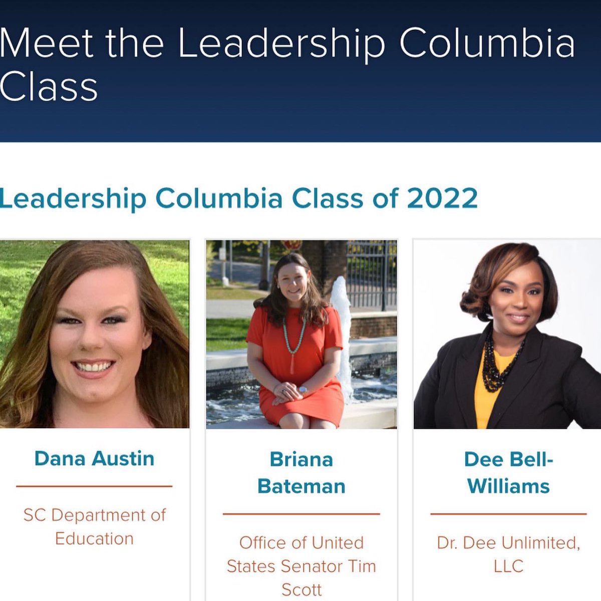 Happy Wednesday!!☀️
Happy Autumn!! 🍂🍁
Happy to be a part of the LeadershipColumbia Class of 2022!!—This is the region’s signature leadership program offered through the <a href="/ColaChamber/">Columbia Chamber</a> This is such a sweet way to start my favorite season &amp; my bday this weekend! 🙌🏾🎂🎉
