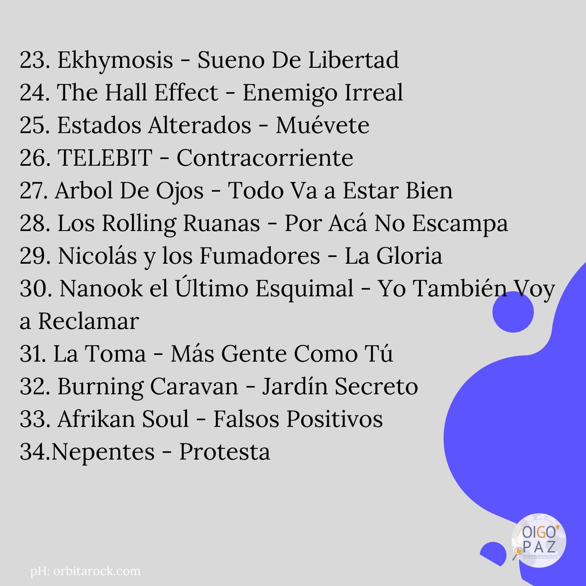 OigoPaz's tweet photo. Because rock is not dead ! 
With elements of punk, hardcore, ska, electric and Latin, the Colombian rock scene is getting stronger. 
THERE IS rock in #Colombia and it's different from what we hear from other latitudes. https://t.co/Av4ault0Xy
