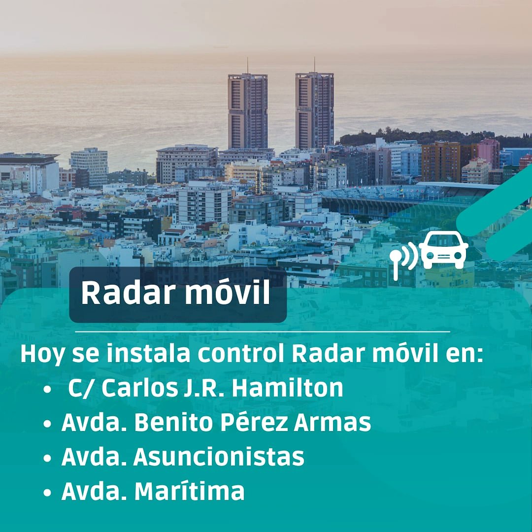 CiudadanaVial's tweet image. Hoy se instala control #Radar móvil.

#SeguridadVialSC 
#PoliciaLocalSC