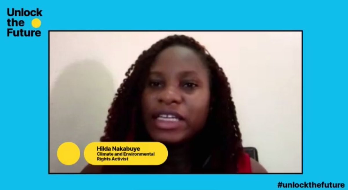 samjoshwilliams's tweet photo. 'We need our leaders to put on their big boy pants' - @NakabuyeHildaF absolutely nails the challenge to leaders at #UNGA76 and beyond.

We need to act now before it's too late on climate change and give young people a meaningful role at the table

#UnlockTheFuture https://t.co/BAf8BqfV68