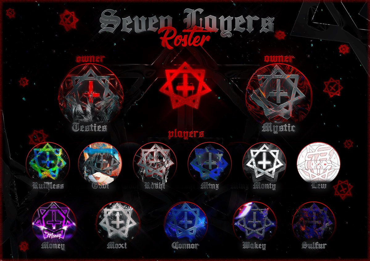 The Official 7 Layers Roster.

We are happy to have all of you to the squad and we hope you enjoy being apart of the endless journey…