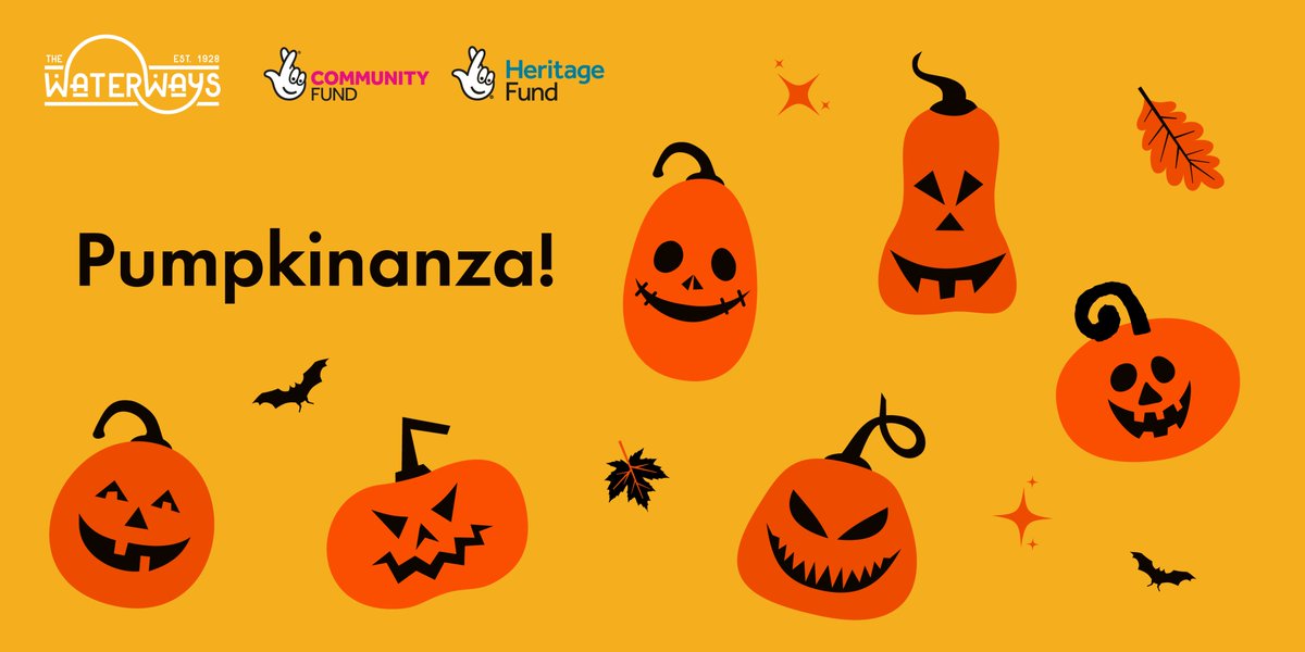 WaterwayProject's tweet image. 🎃👻Halloween is fast approaching and
we have some exciting workshops planned at
@Waterways_1928 

Happening on the 28th 29th &amp;amp; 30th October from 12
noon till 2pm PUMPKINANZA is back!

'This is supported by the @HeritageFundUK