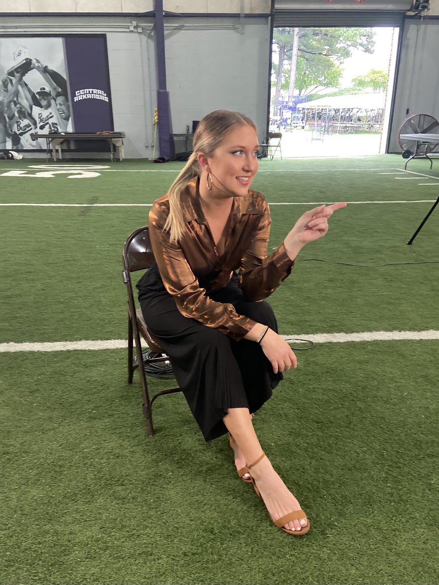 On set one with the Top 4 Dynamic Duos in the FCS <a href="/LWinningham11/">LuJuan Winningham</a> and <a href="/bruhtyler18/">Tyler Hudson Aka (T-HUDDY😝)</a> 🏈🐻 <a href="/UCA_Football/">𝗨𝗖𝗔 𝗕𝗘𝗔𝗥𝗦 𝗙𝗢𝗢𝗧𝗕𝗔𝗟𝗟</a> 

Segment will air this Saturday on ESPN+ ‼️ #RDB #UCAFootball <a href="/PGNConway/">Purple and Gray Network</a>