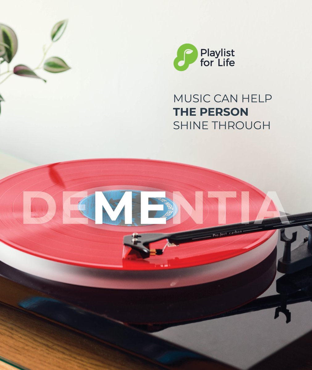 We’re supporting Songs for Dementia, <a href="/PlaylistforLife/">Playlist for Life</a>’s campaign highlighting the power of personal playlists for people with #dementia. 

Discover the profound effects of personal music at playlistforlife.org.uk. 
#SongsforDementia #WorldAlzheimersMonth