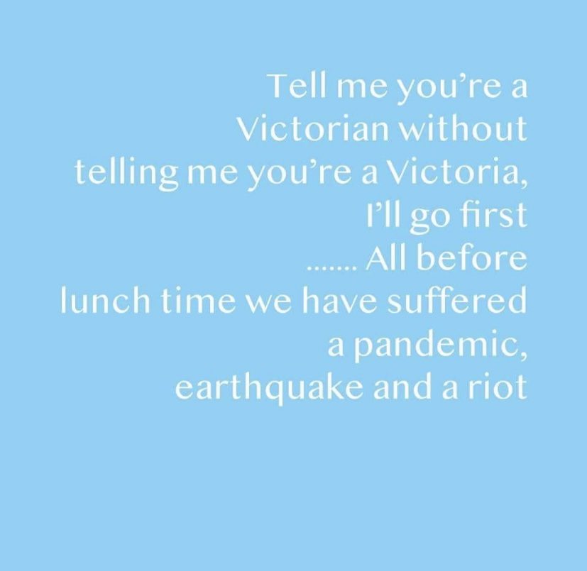 anniNfrog's tweet photo. #VictorianEarthquake #viclockdown #Melbourneprotest  That covers today- What’s in store for Tomorrow? 😂 https://t.co/WS2DIPjw2z