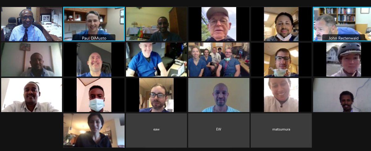 Vascular Surgery joint lecture series <a href="/WiscSurgery/">UW-Madison Department of Surgery</a> and TASH <a href="/AddisUniversity/">Addis Ababa University</a>  proud of our colleagues in Addis with the only vascular fellowship program in east Africa @getferon @MiliardD <a href="/UWGlobalHealth/">UW-Madison Global Health Institute</a> <a href="/lia_tadesse/">Lia Tadesse</a> <a href="/abebesurg/">Abebe Bekele, MD</a> <a href="/MinterWiscSurg/">Rebecca Minter</a> @tbellnata <a href="/MichaelBentz88/">Michael Bentz</a>