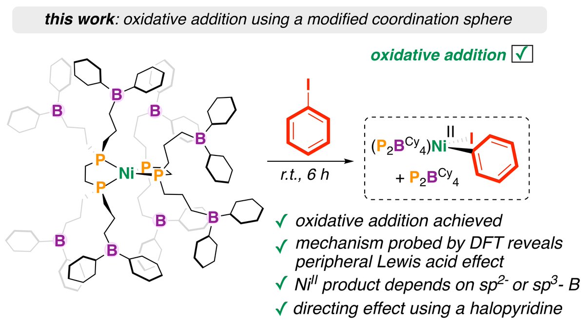🔥😎 Congrats to the team on their latest contribution: "Lewis-Acid Assisted Oxidative Addition at a [Ni(diphosphine)2] Complex" now out in <a href="/ChemEurJ/">ChemEurJ: Chemistry - A European Journal</a>. A great collaboration with <a href="/TheNelsonGroup/">Dr David Nelson</a>. <a href="/UWindsor/">University of Windsor</a> <a href="/ChemUWindsor/">UWindsor Chemistry</a> <a href="/UniStrathclyde/">University of Strathclyde</a> <a href="/NSERC_CRSNG/">NSERC / CRSNG</a> 

Link: bit.ly/3AB0vXi