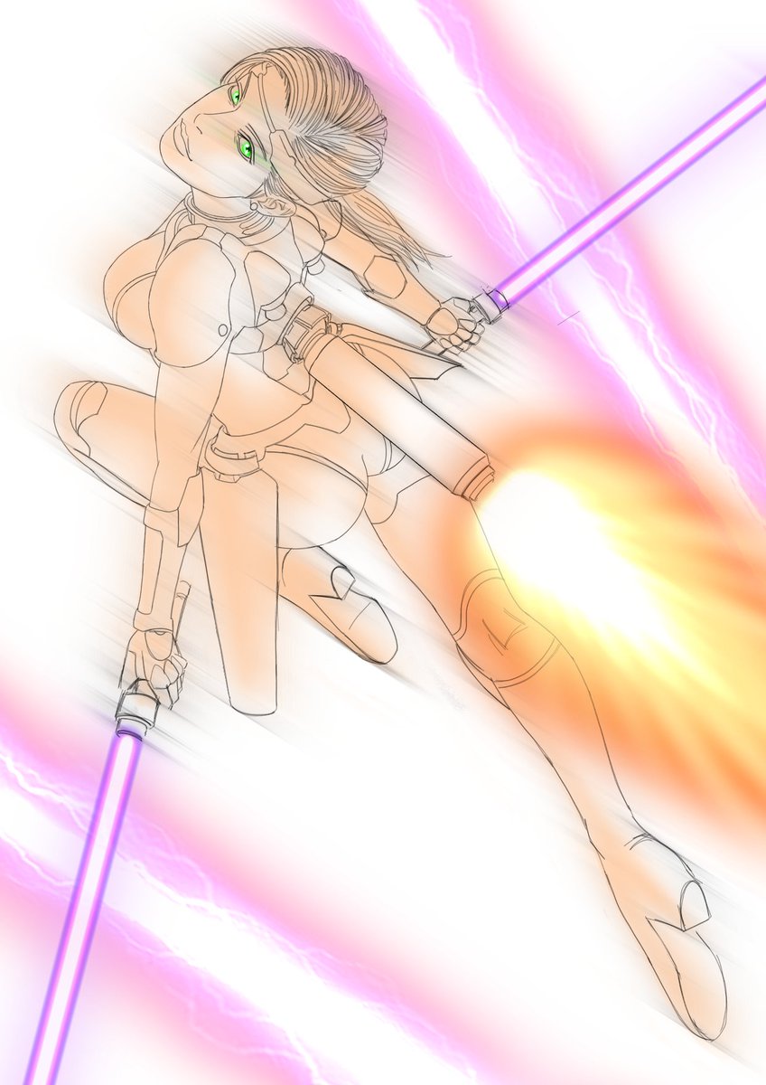 習作 電光石火 これも ちょっとお気に入りに 今夜はここまで おやすみなさ Persephone ﾊﾟｰｾﾌｫﾆｰ のイラスト