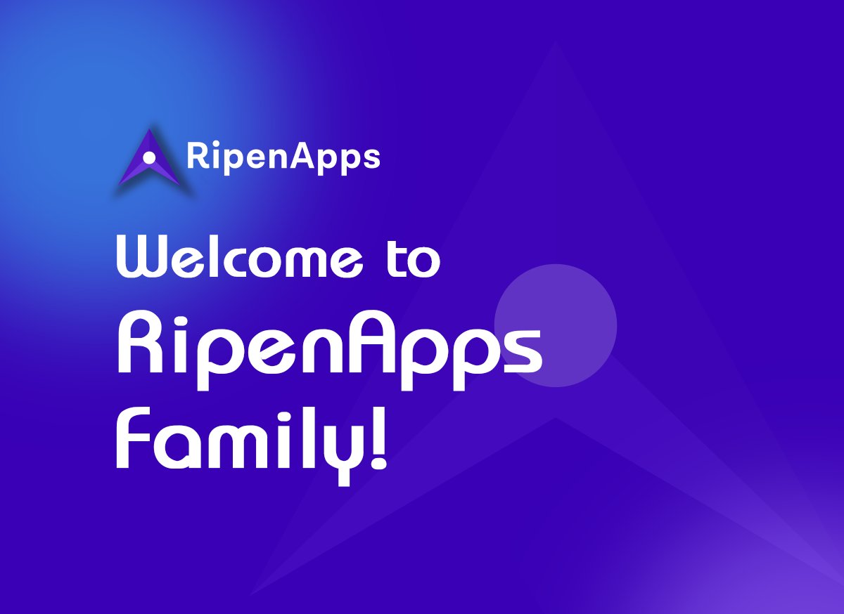 RipenAppsTech's tweet photo. Congratulationsπ₯³ , New Members!!! On being part of our RipenApps family. We are pleased to welcome you all with warmth.
Happy to have you guys onboardedπ€© .
#NewJoining #WelcomeToRipenApps #WelcomeAboard #Ripeners #LifeatRipenApps #RipenAppsCulture #RipenApps https://t.co/ixFWKMItCP
