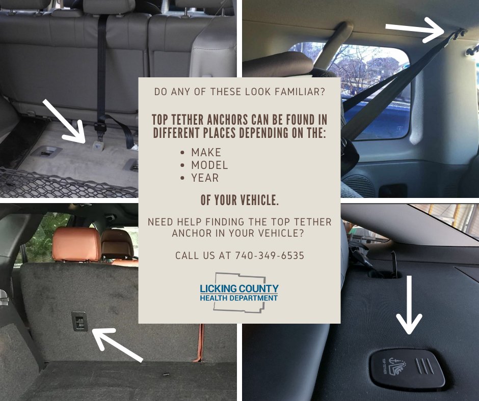 LickingHealth's tweet image. It’s Child Passenger Safety Week! 

DYK? When in a forward-facing car seat, the top tether anchor needs to be used! The tether reduces whiplash and other injuries in the event of a crash #CPS #CPSWeek #CPSWeek2021