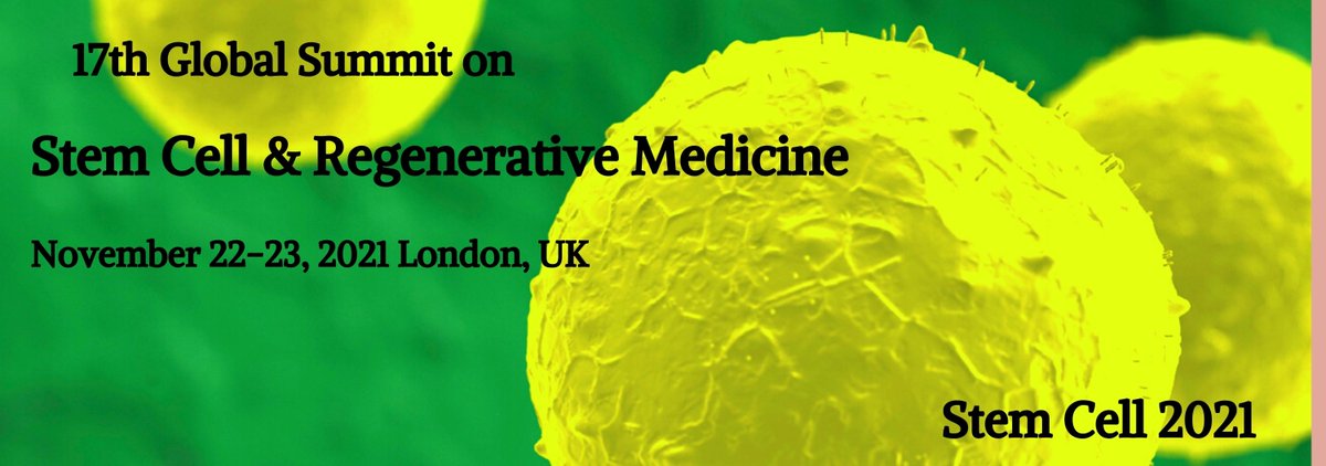 stem_2020's tweet image. #conferenceseries invites all the aspirants around the world to meet our #globalexperts at #stemcell2021 which is going to be held on #november 22-23, 2021 at #london #UK

for more details: …rativemedicine.insightconferences.com