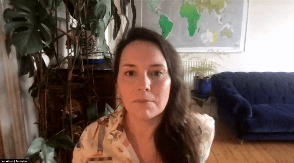 "I think young people that are running businesses are in this amazing position to be able to drive innovation and to drive sustainability in the heart of what they're doing. So there's huge potential there." - Jen Wilson

#BFP_Live @AccentureCmty