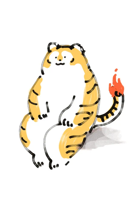 エンコチャン描いたらすごいパチモンになりました 