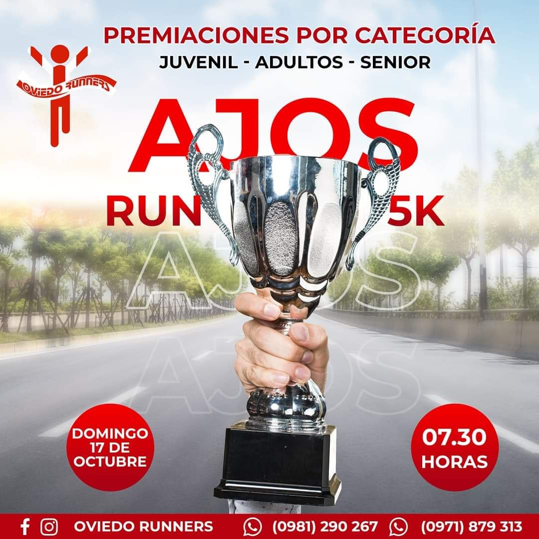 ragparaguay's tweet photo. ➡️No te quedes sin tu lugar en AJOS RUN 2021
➡️Además de las categorías por edades

▪️15 a 24 años
▪️25 a 34 años
▪️35 a 44 años
▪️45 a 54 años
▪️55 a 64 años
▪️65 + años

➡️Podes realizar el pago de tu inscripción en la Web

🌐https://t.co/V10YIJA0Fd https://t.co/X6AK3FAeoC