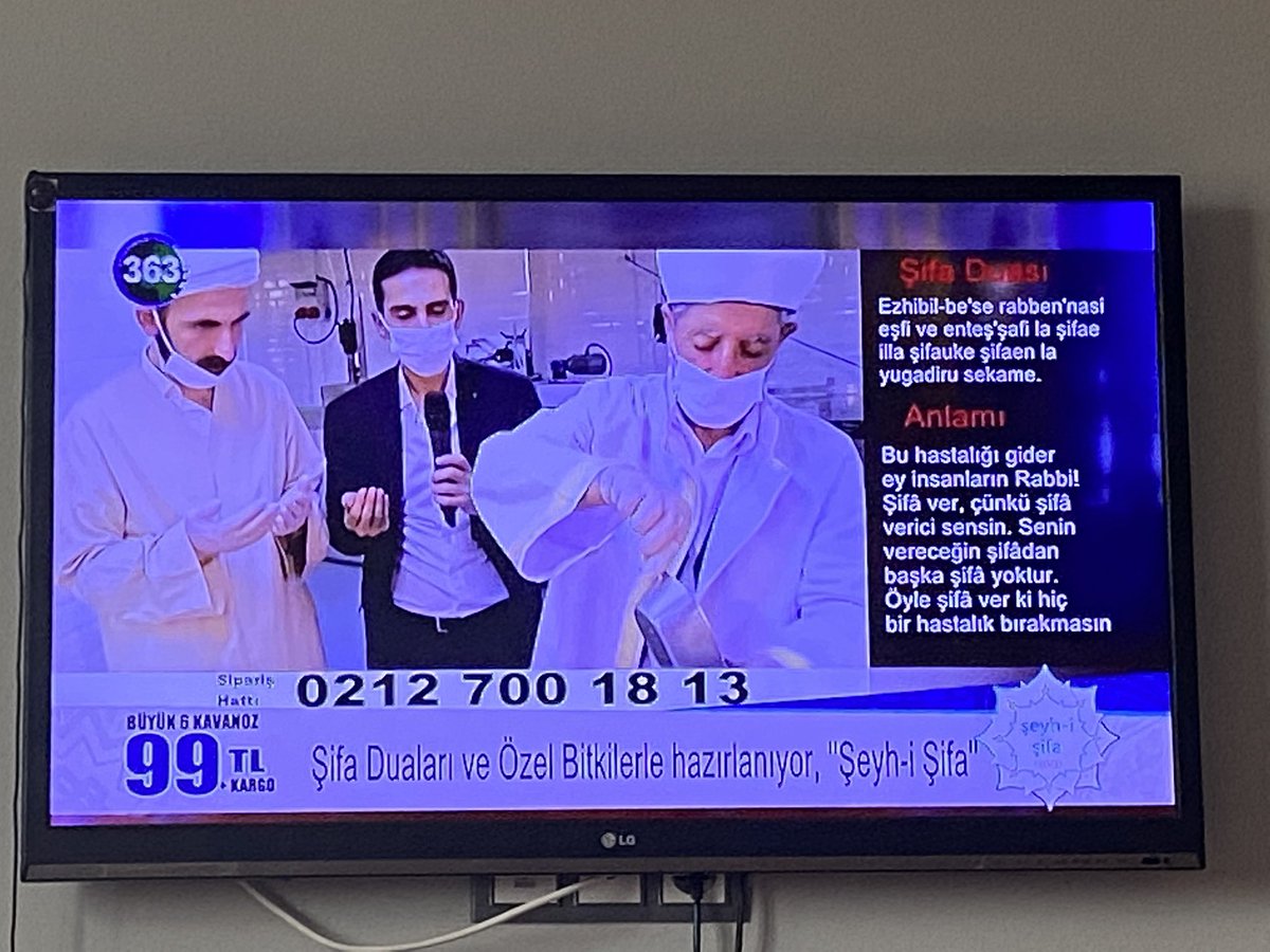 Sarıklı cübbeli adamlar dualar eşliğinde cinsel gücü arttıran macun yapıyor. Bunu da kanalları aracılığıyla reklam ediyorlar.  Arka fondaki müzik Zahit Bizi Tan Eyleme.  Ayrıca çok gizli sırlı bir duaları da varmış, muhabire," gizli, sır bir dua çekmeyiniz" dediler.