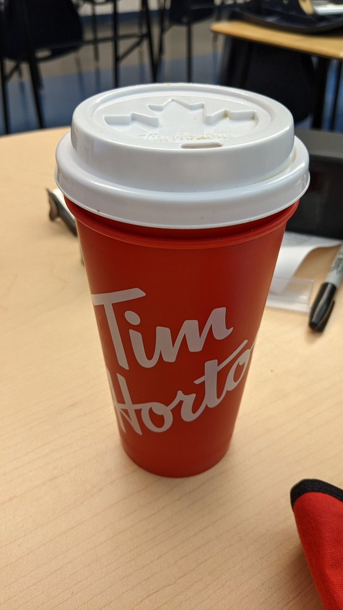FranzMerry's tweet photo. Hey @TimHortons I'm still "double cupping"! #teaishot https://t.co/dYeiP7q9uu
