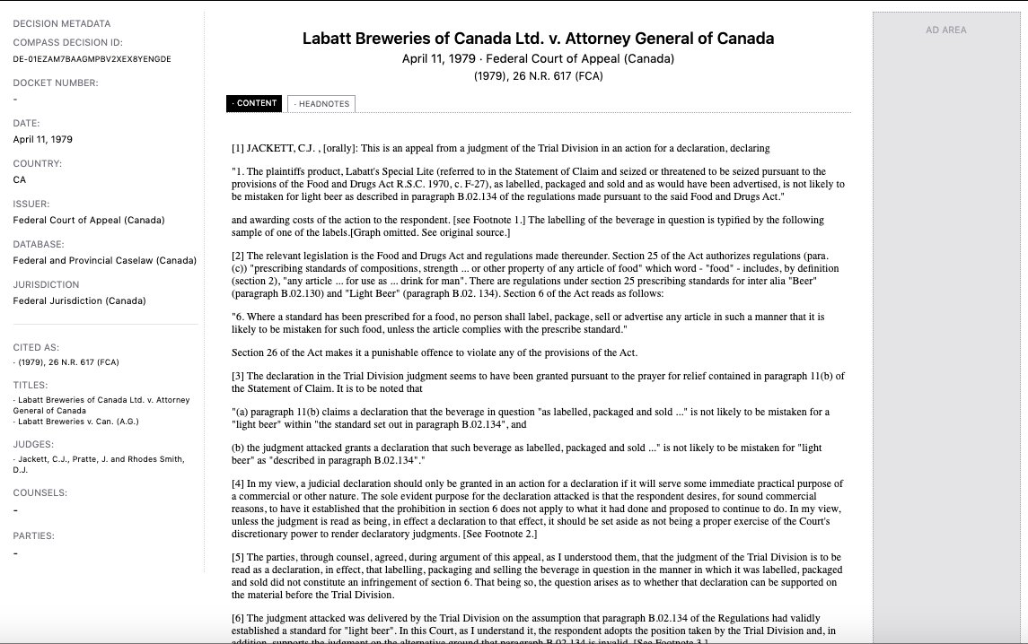 colinlachance's tweet photo. Sneak peek at coming free research site. No registration, tracking, or google indexing of party/witness private content. Ad space unobtrusive and presented solely on desktop. Ads alongside cases will match practice area of advertiser with case topic.

140 free ad spots available https://t.co/3IBYyhPVg0