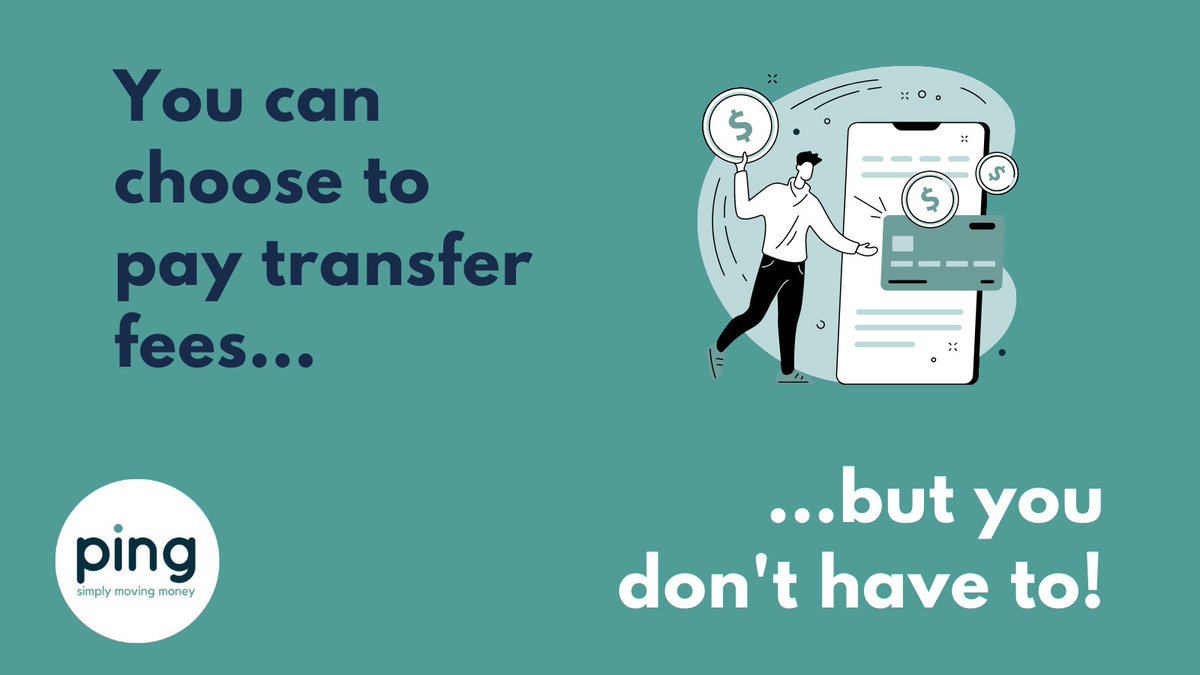 pingmoneyapp's tweet photo. Why pay fees...when you don't have to!!
£0 FEES with PING MONEY! 👍

Send Now:
https://t.co/hv49TIycNQ

#PingMoney #Gambia #Senegal #ZeroFees #greatcustomersupport☑️ #EasyToUse #PingMoneyTransfers #PingAgain #PingaSmile #PingForLess #PingFree #RemittancesToGambia https://t.co/MHFqois6H0
