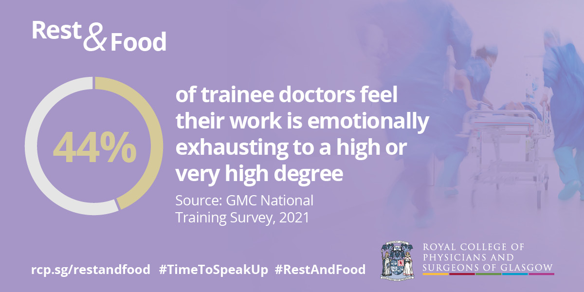 rcpsglasgow's tweet photo. Difficult conversations, very ill patients, frightened family members, and staff shortages – our work can be emotionally exhausting.

It is important we take the time to acknowledge, reflect, and rest – we need to look after ourselves and each other.

#RestAndFood #TimeToSpeakUp https://t.co/LdrOHcAf8q