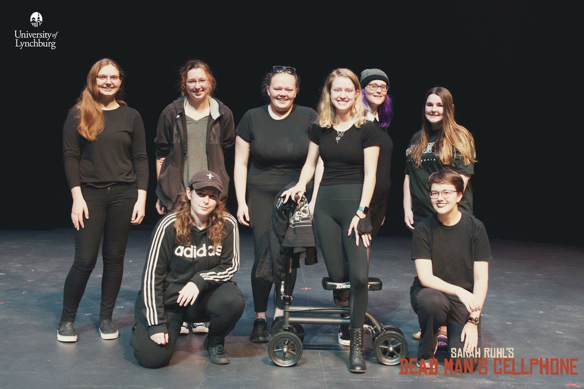 ULtheatredept's tweet photo. Here's a big shout-out to Christopher Otwell's design and technical crew for Dead Man's Cell Phone! 🥂
Thank you for creating the intriguing and bizarre environments of the play and managing the performances! 👏👏👏 @lynchburg 
#theatre #universityoflynchburg #deadmanscellphone https://t.co/dtNjUtwZKY