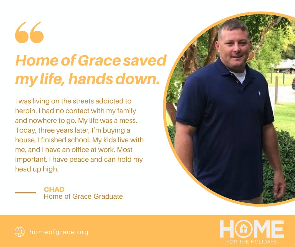homeofgrace's tweet image. You have helped save lives, like Chad&apos;s, with the love and support you give to the Home of Grace. We couldn&apos;t do it without you! Will you continue to help those seeking freedom from addiction?
Call 228-826-5283 or visit us online to chip in! 💙
#HomeofGrace #RecoveryAtHome