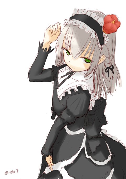 ゴスロリを着た真祖さん・・・
ゴスロリがわからぬくなってきました

#式姫お絵かき60分一本勝負 