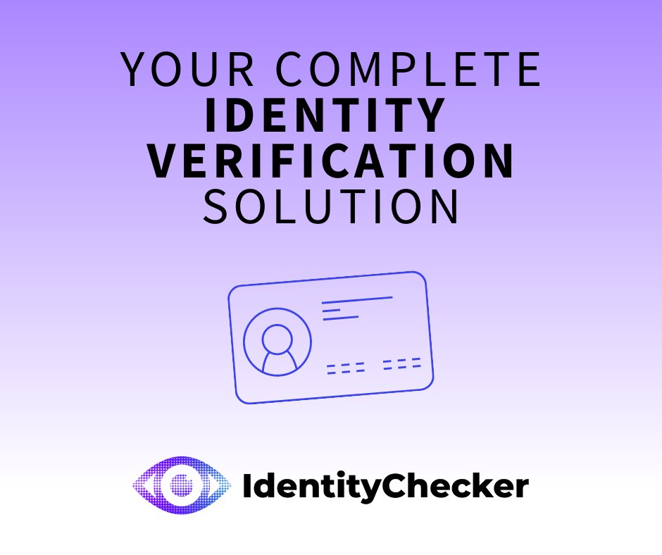 IdentityChecker's tweet image. Find out more about our expert identity verification solution to keep your business and your customers protected! Visit our website: identitychecker.co.uk to get started! #identitychecker #identityverification #identity #IDchecks