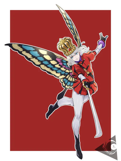 #女神転生 #FGO  
女神転生×FGO crossover
オベロン 