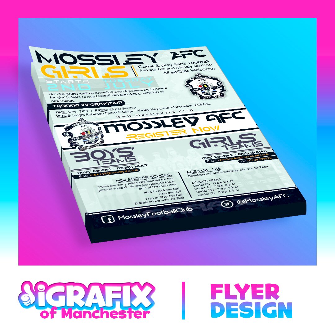 iGRAFIXManc's tweet photo. iGRAFIX | BANNERS &amp; POSTERS/FLYERS 🖍

👍 We offer low cost design options for all media types including; flyer/poster &amp; banner design!

👇 Here are some examples of some recent projects!

🎊 We also get many requests for Wedding, Christening, Birthday &amp; Event Invitations! https://t.co/XJ2RKgTBl7
