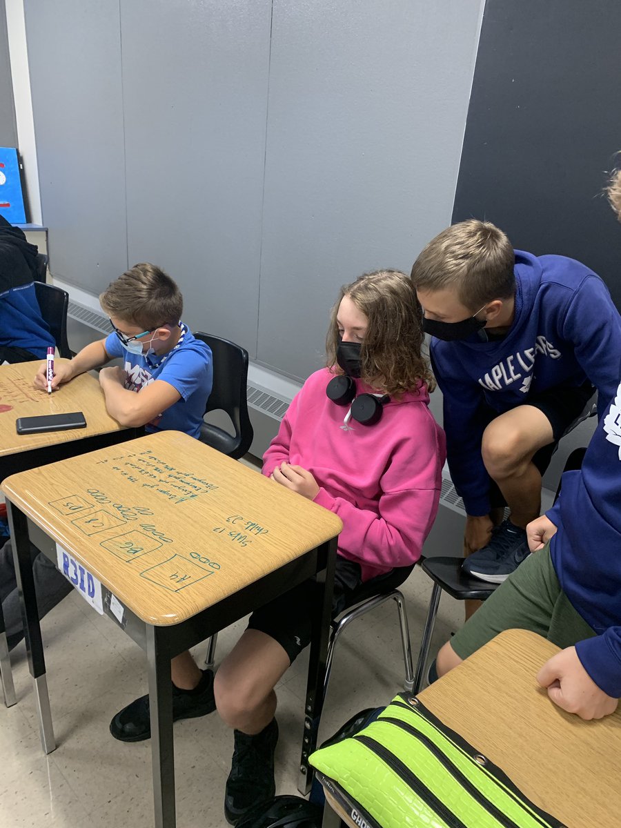 SarahBecker84's tweet image. First 20 Days of Math are sparking lots of rich conversations in Grade 8 around learning about ourselves as Mathematicians &amp;amp; developing our Social-Emotional Learning Skills @HolyNameofMary #everyonecanlearnmath #mathtalk #honouringmistakes #Collaboration