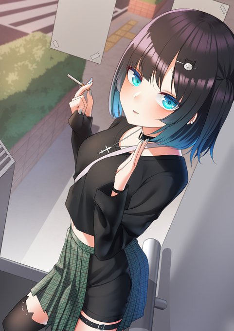 #イラストを4枚貼ると秋風に乗って絵柄を好いてくれる人の元へ届くらしい 