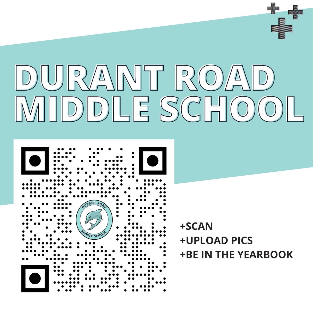 Did you know, you don't have to be on yearbook staff to submit pictures to the yearbook!? Use this QR code (or the link in our bio) to submit any pictures to the DRMS yearbook! Don't forget to purchase a yearbook to see if your pics made it!
